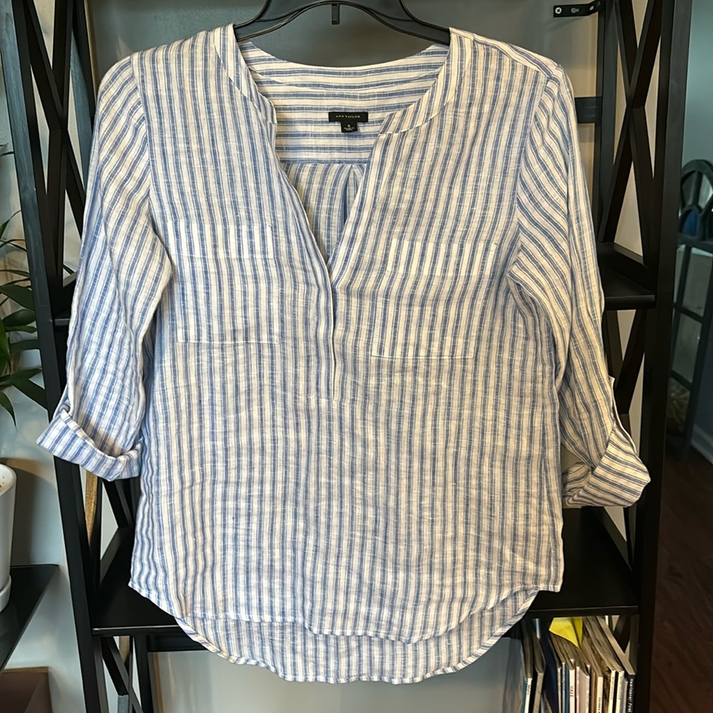 Coastal grandmother tunic